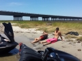 Resting after Oregon Inlet